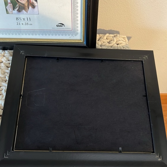 2 picture frames 8-1/2” x 11” for diplomas, certificates and more - Picture 3 of 3